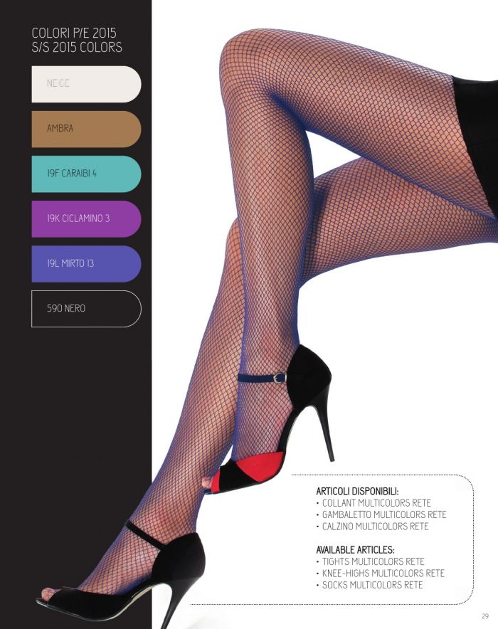 Sanpellegrino Colori  SS 2015 | Pantyhose Library